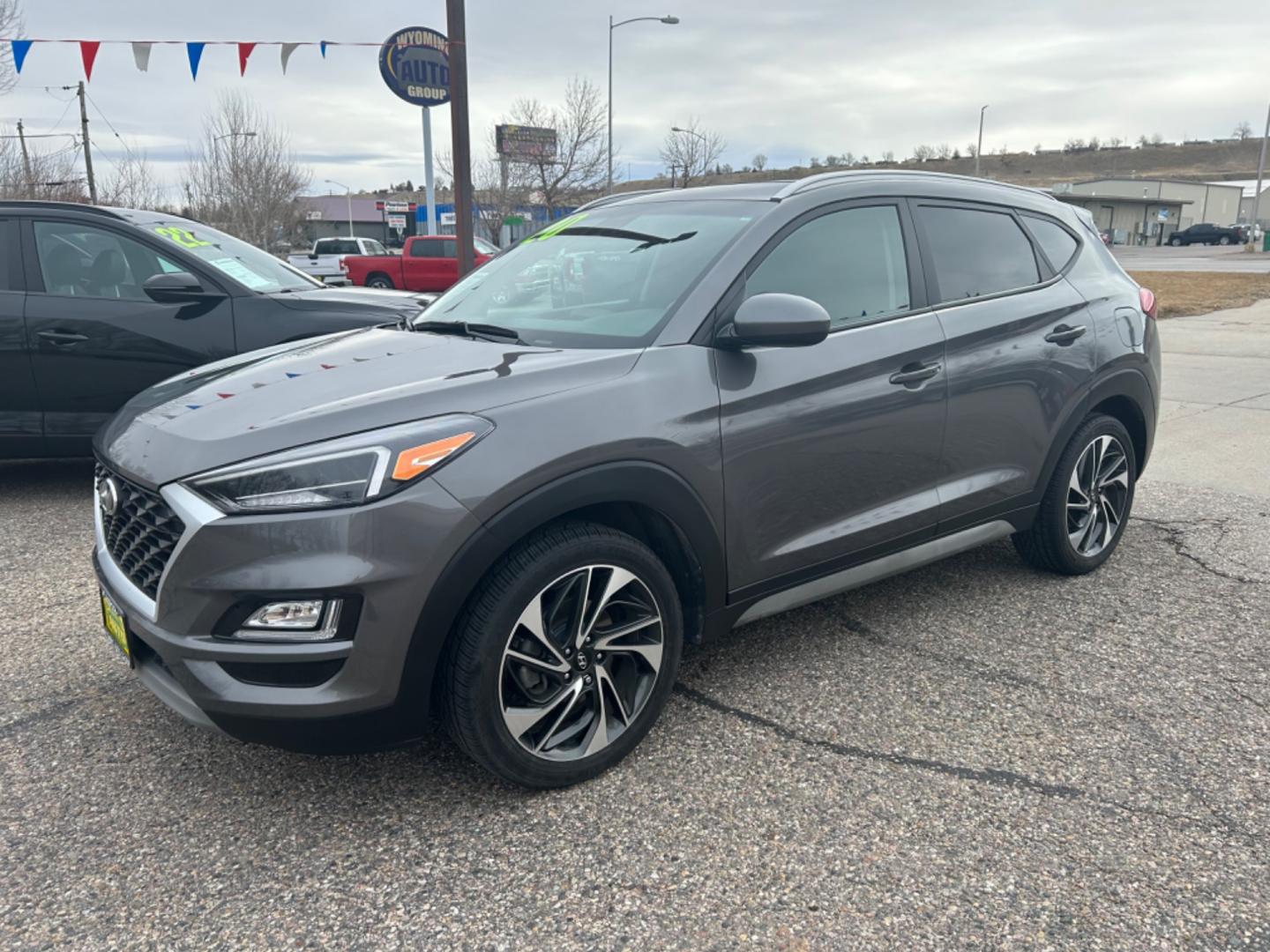 2020 Dark Gray /Black Hyundai Tucson SEL (KM8J3CAL4LU) with an 2.4L engine, Automatic transmission, located at 3030 CY Ave, Casper, WY, 82604, (307) 265-3830, 42.827816, -106.357483 - Photo#1